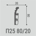 Плинтус напольный Bello Deco П25 80-20
