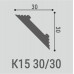 Карниз потолочный Bello Deco К15 30-30