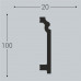 Плинтус напольный Bello Deco П4 100-20