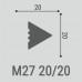 Молдинг Bello Deco М27 20-20