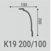 Карниз потолочный Bello Deco К19 200-100
